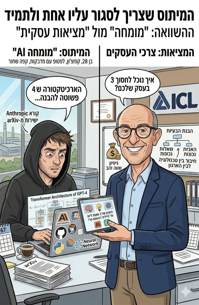 המיתוס שצריך לסגור עליו אחת ולתמיד