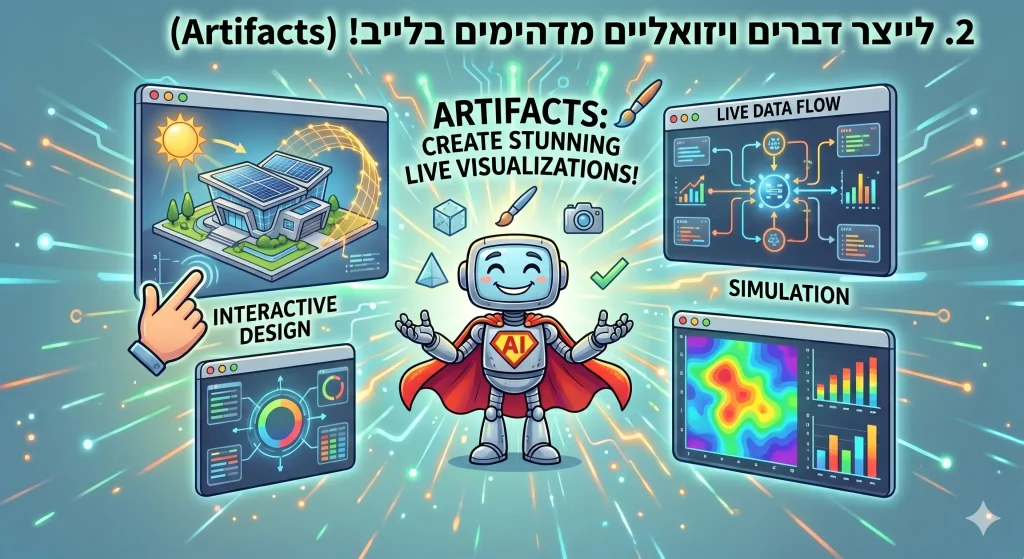 לייצר דברים ויזואליים מדהימים בלייב