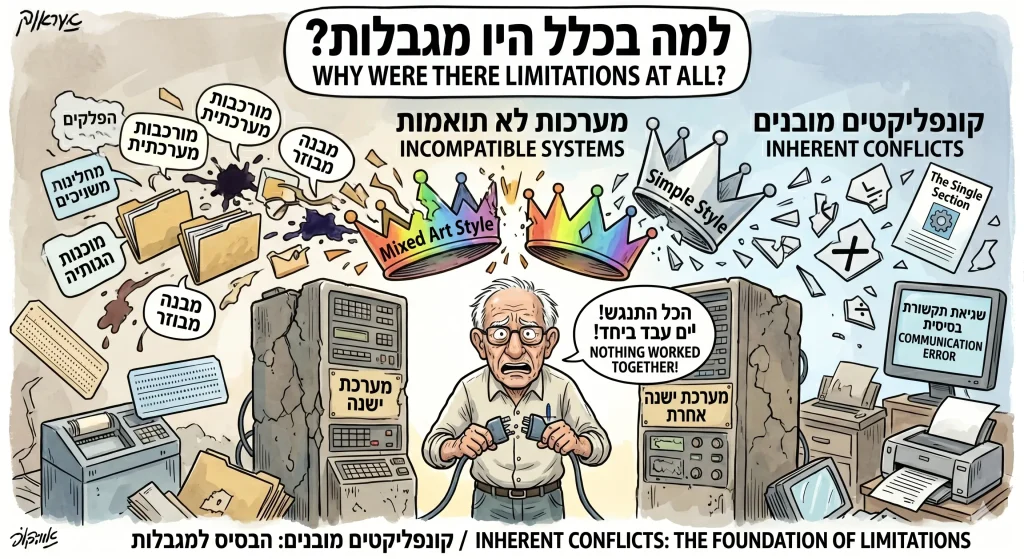 למה בכלל היו מגבלות