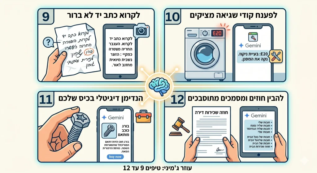 טיפים 9 עד 12