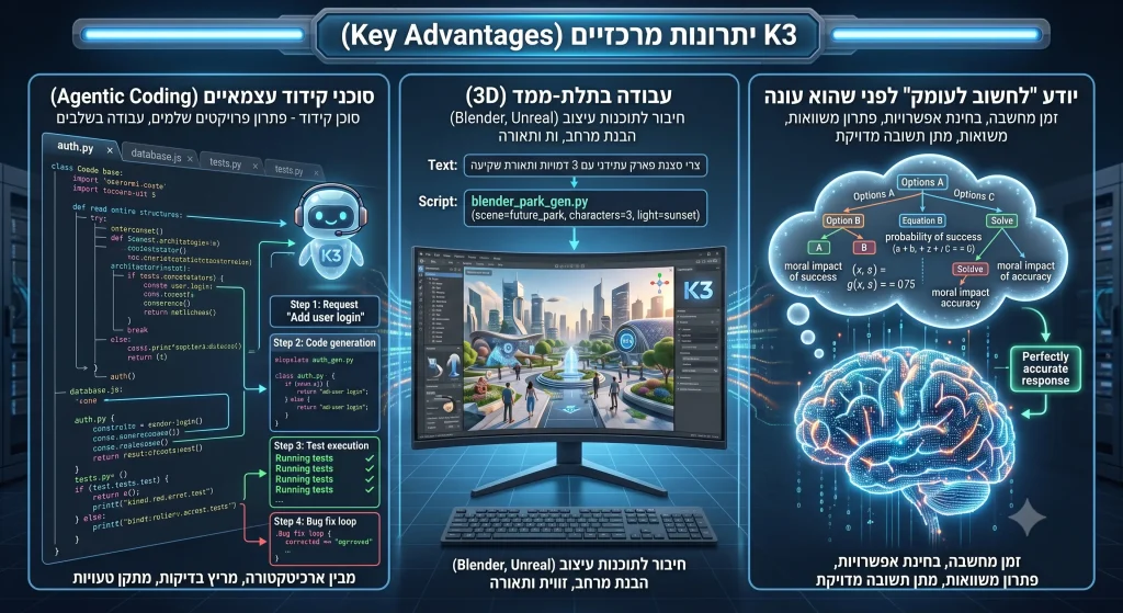 איפה Kimi K3 ממש מבריק