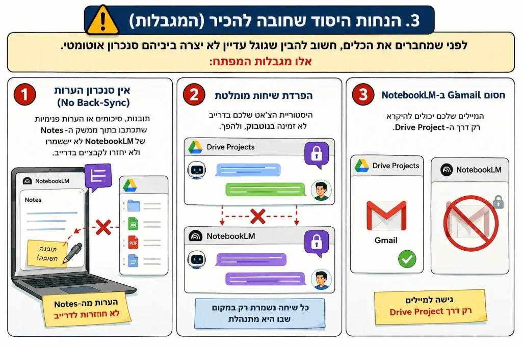 הנחות היסוד שחובה להכיר (המגבלות)