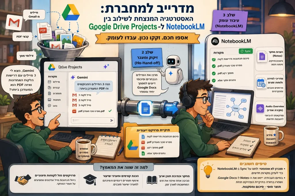 מדרייב למחברת