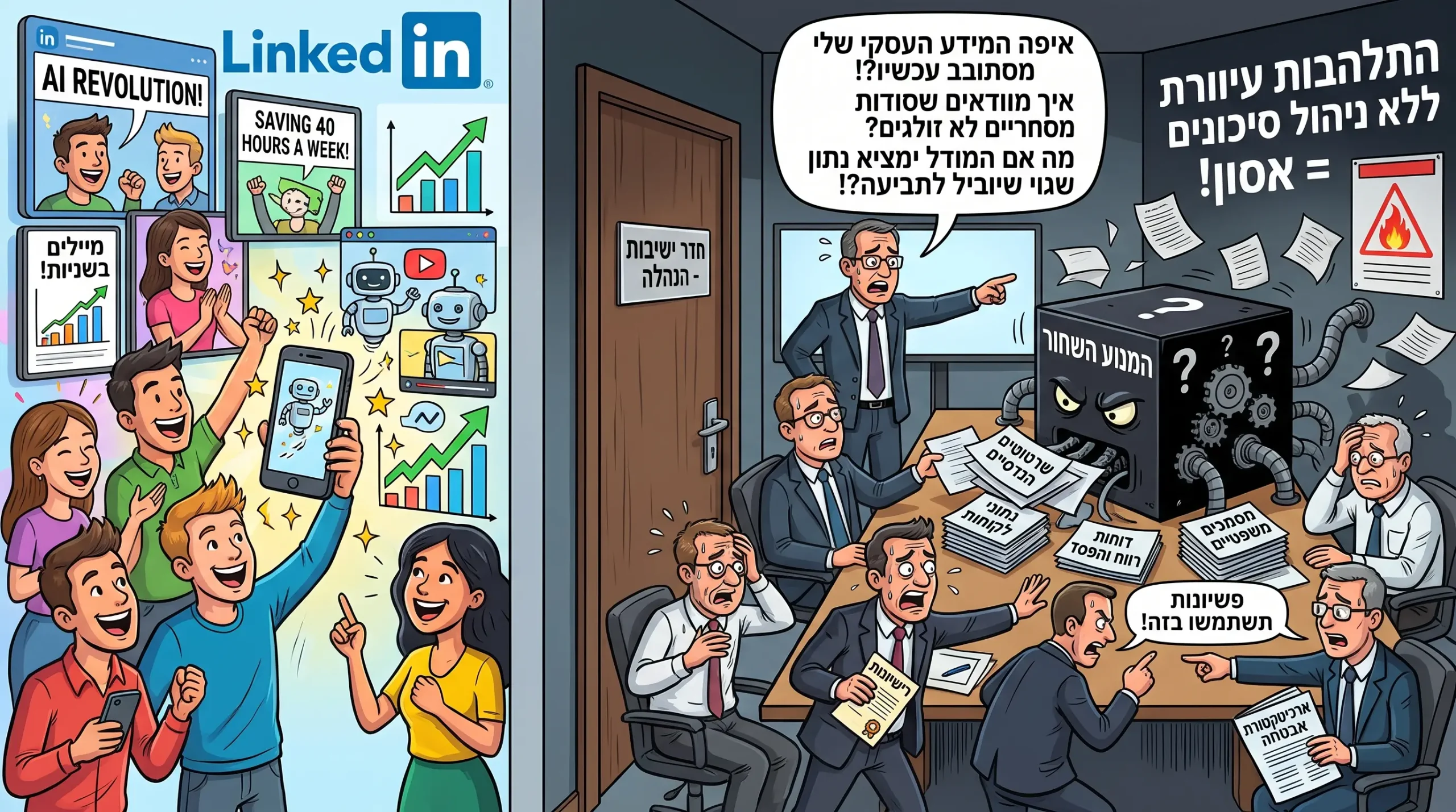 התלהבות ללא ביהול סיכונים זה אסון