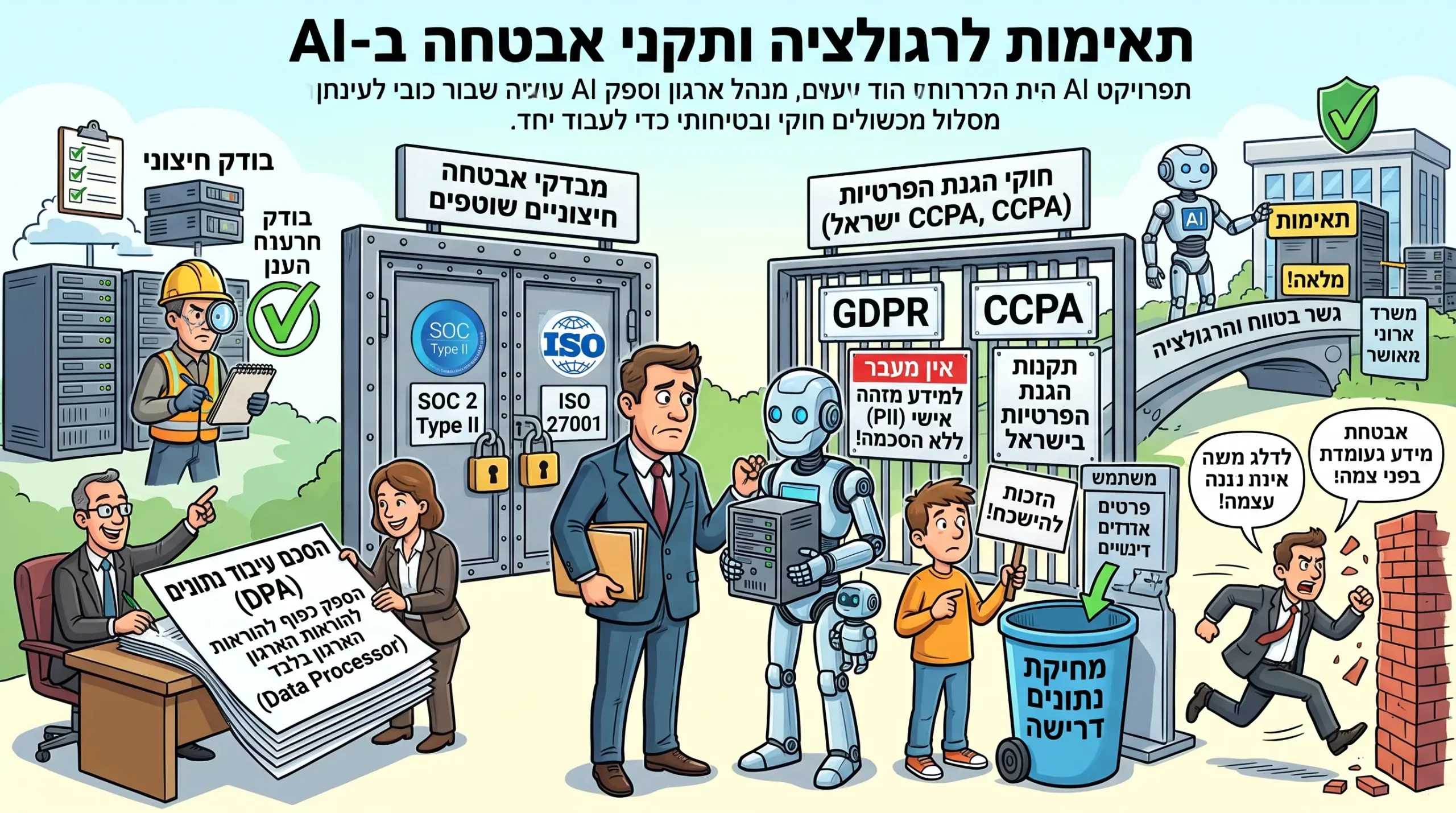 תאימות לרגולציה ותקני אבטחה - מעבר לשיקול הטכנולוגי